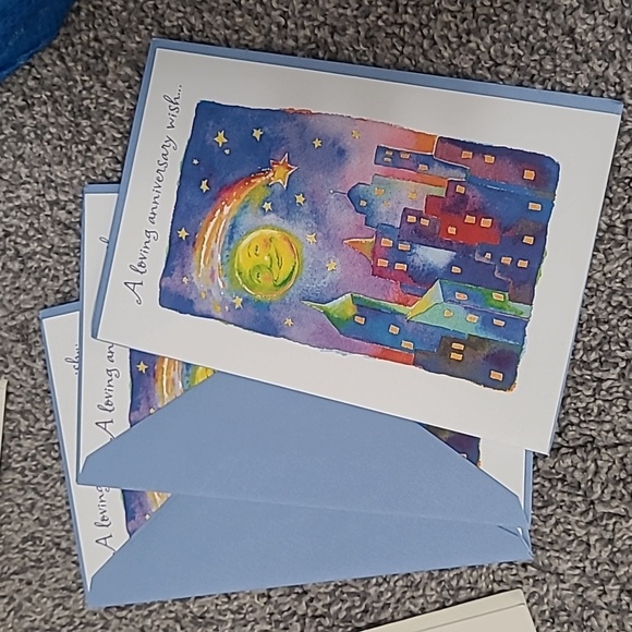 13 Wedding & Anniversary Cards & 5 mini cards, plus a few that are not pictured - Picture 5 of 7